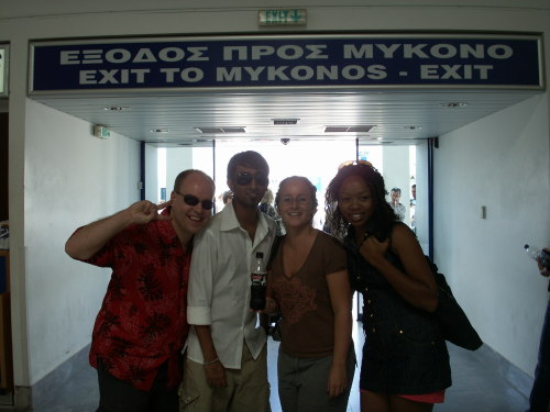 In Mykonos!