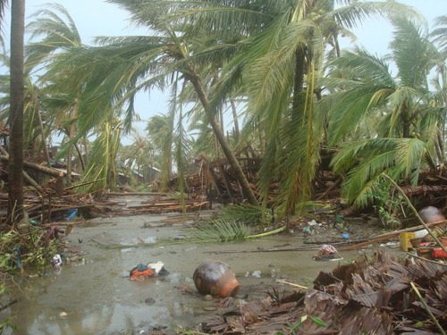 Cyklonen Nargis framfart 2