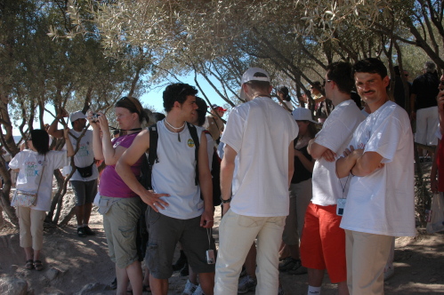Waiting at Acropolis
