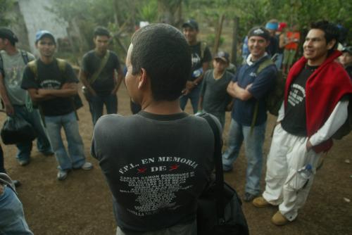 På plats i La Montañona