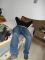 Mazen taking rest