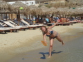 Beach tennis Dina style