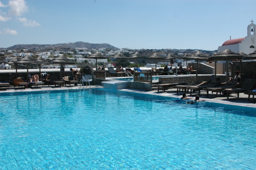 At the hotel pool 1