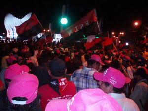 Hundratusentals personer var på plats