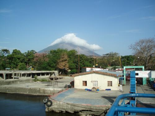 Hamnen på Moyogalpa, ön Ometepe