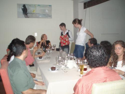 Presentutdelning på restaurang Il BonGustauo