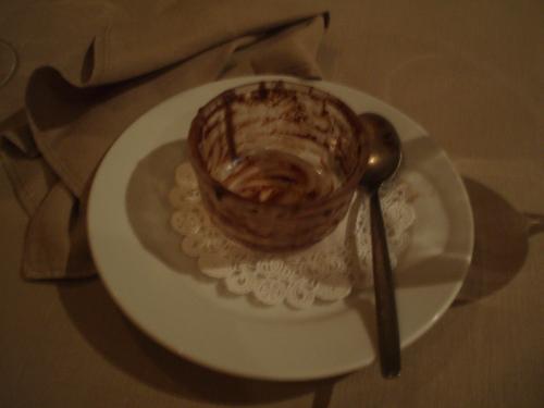 Den berömda chokladefterrätten...