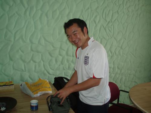 Hiroyuki Hasegawa: Hiro på besök i San Salvador 2006-06-16