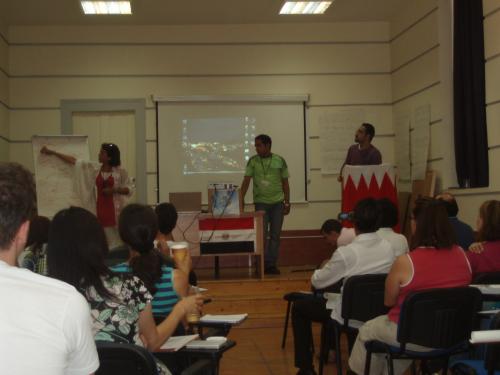 Egypt and Bahrain making presentation