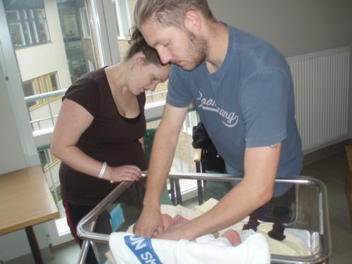 Kläder på efter besök hos doktorn