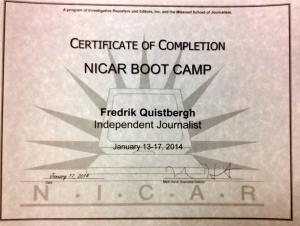 Diploma CAR Boot Camp 2014