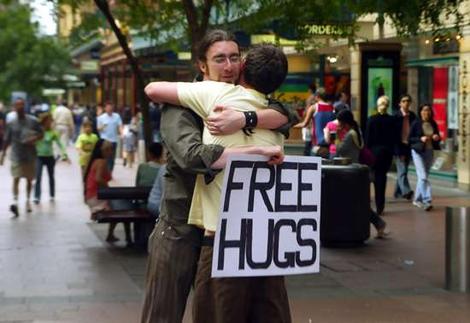 Free hugs