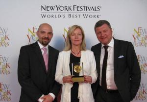 Kalla fakta gräver guld i USA: Från vänster: Aleksandar Vujanovic, Cecilia Wanger och Johan Åsard.